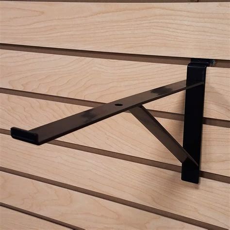 metal wall shelf brackets garage|slat wall shelving brackets.